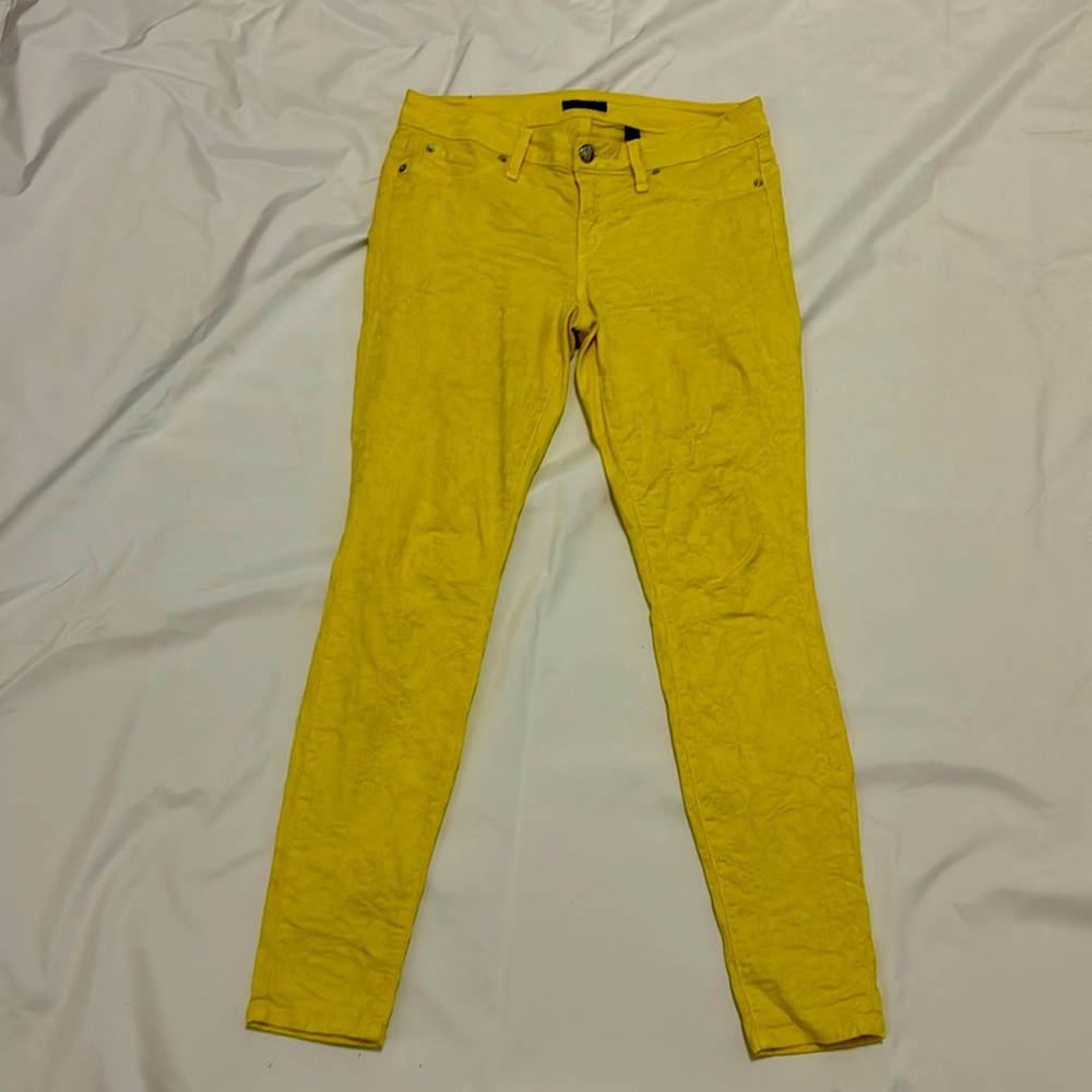 Bebe Floral Jacquard Icon Skinny